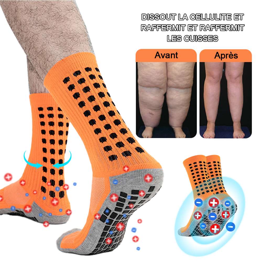 【Efficace et sain】Baicloud™  Chaussettes extensibles modelantes ioniques 💎💎