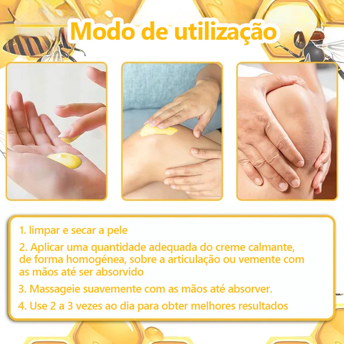 Ropceer™ Bee Venom Instant Ultra Pain Relief Healing Cream - (✅Proporciona a eliminação da dor para artrite, músculos, dores nas costas, joelhos, costas, ombros, ancas, pulsos, mãos)